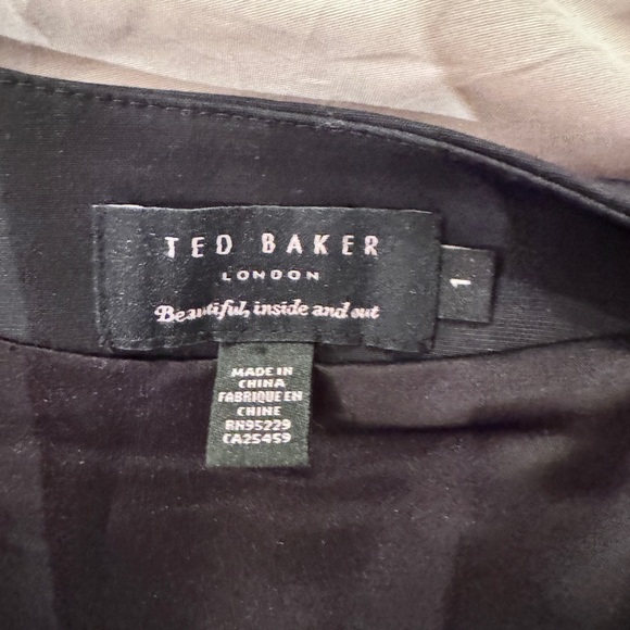 BNWT Ted Baker Black Pencil Dress Size 1 (2-4 US) - Picture 5 of 6